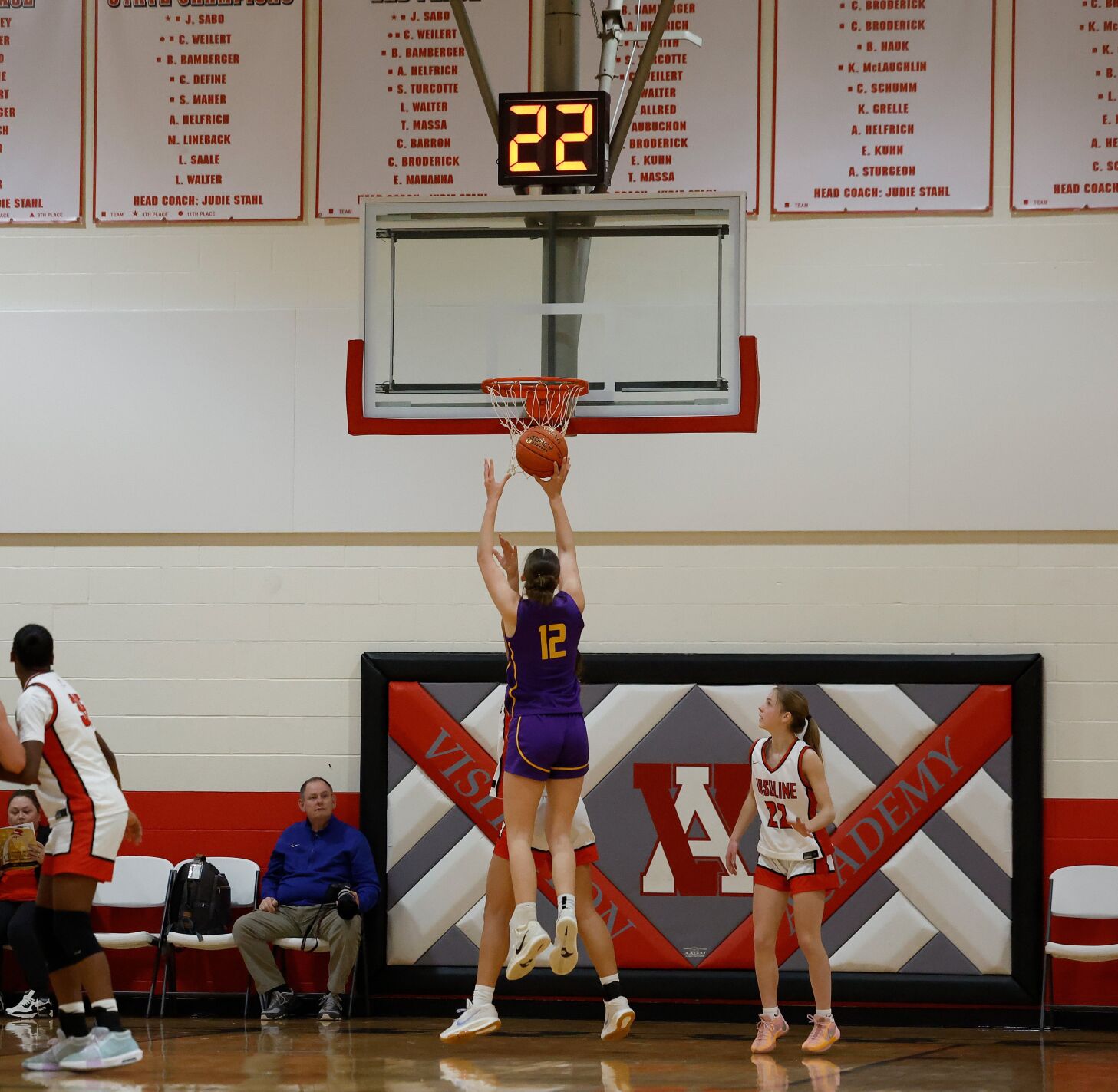 Visitation Christmas Tournament, first round: Ursuline v. Eureka
